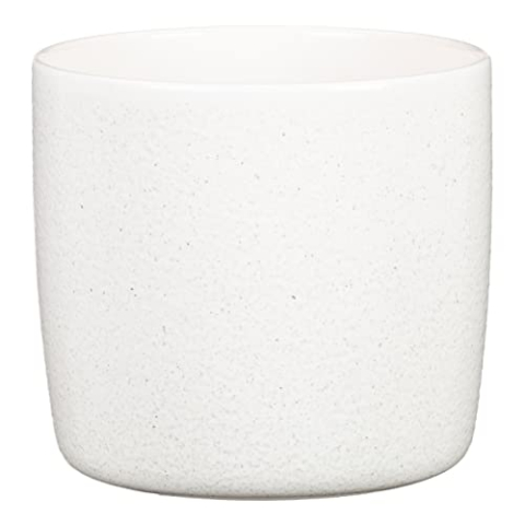 Scheurich Solido, bloempot van keramiek, kleur: Perla, 21,2 cm diameter, 19,3 cm hoog, 5,6 l vol.