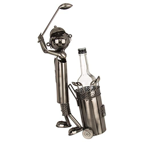 OOTB Metalen flessenhouder, Golfspeler