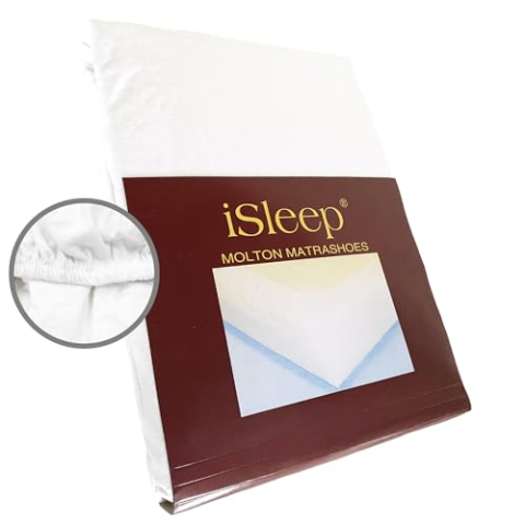 iSleep Zware Kwaliteit Molton Hoeslaken 100% Katoen (90x200 cm)