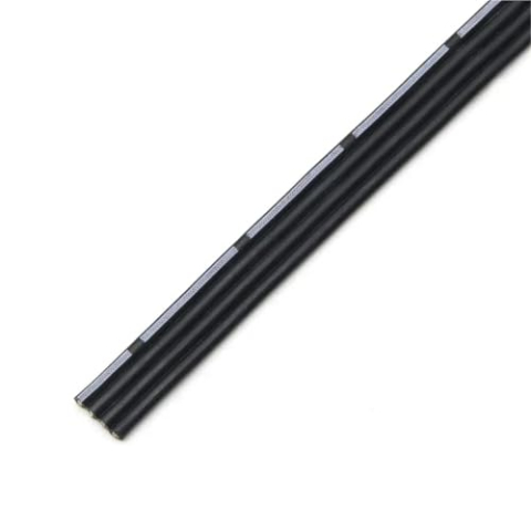 Siliconen parallelle draad 22 AWG - Flexibele vertinde koperkabel for 2P, 4P, 6P, 8P, 10P - lengtes van 1 m tot 50 m，1 st