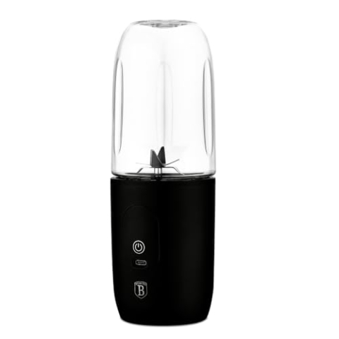 BERLINGERHAUS - Smoothie-mixer met USB-oplaadfunctie, zwart