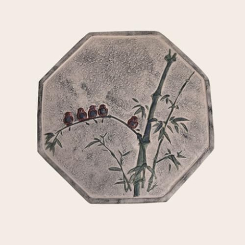 Tuinstenen, Chinoiserie staptuinstenen(Bamboo,2PCS)