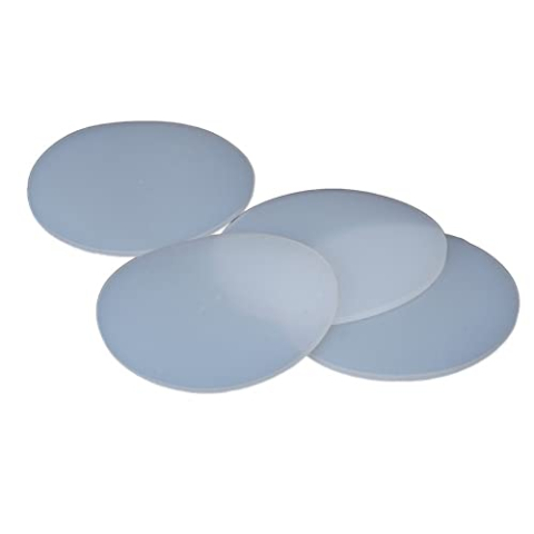 1pc Nature White Solid Round Silicone Rubber Sheet Pakking Pad, Diameter x Dikte for Elektronica, Hardware, Ambachten en meer(120mmx5mm)
