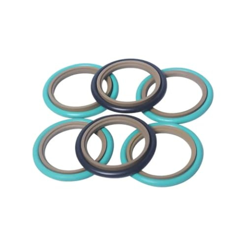 FKM STd trapafdichting - PTFE-ring en FKM O-ring for hydraulische toepassingen 1 st