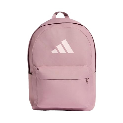 adidas uniseks-volwassene Classic 3Bars Backpack, magic mauve/Distilled Pink, One Size