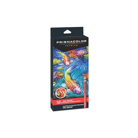 Prismacolor Col-Erase Erasable Colored Pencils 12/Pkg-