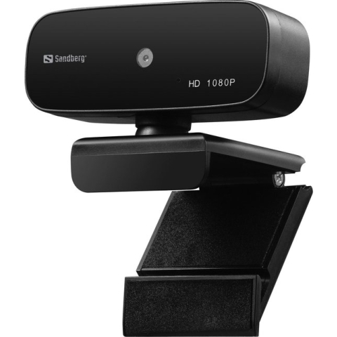 Sandberg 134-14 webcam 2 MP 1920 x 1080 Pixels USB 2.0 Zwart