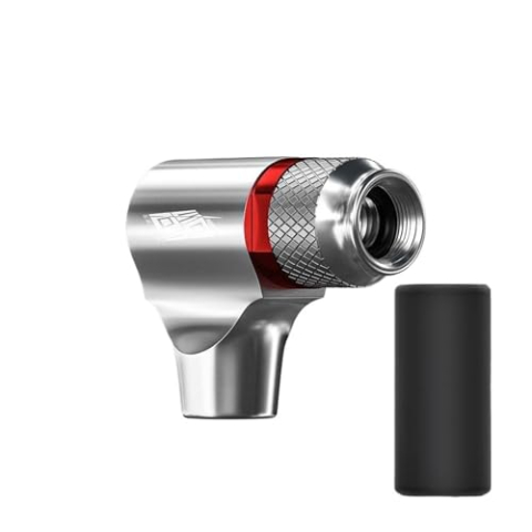 1 stks mini draagbare CO2 bandenpomp, aluminium 3 seconden snelle inflatie for Presta & Schrader fietsventielen(C)