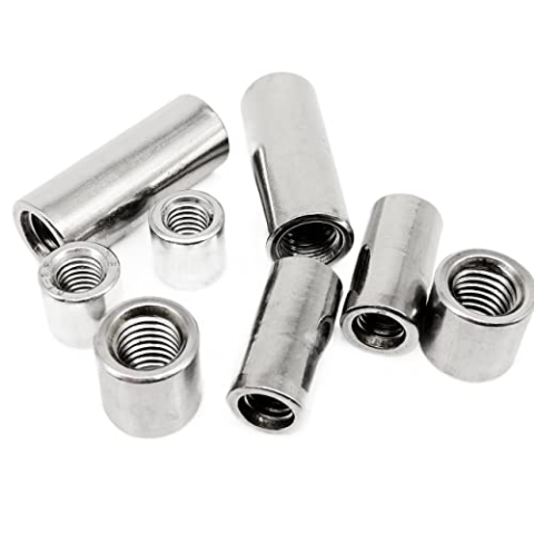 Ronde koppelmoer van 304 roestvrij staal(5pcsxM8x12x12mm)
