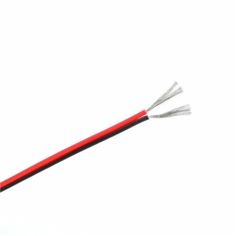 Flexibele vertinde kopersiliconendraad - 10-30 AWG, dubbele kern, 200°C, 600V geclassificeerd