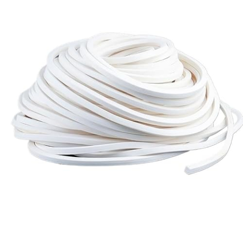 Siliconen schuimafdichtingsstrip, Vierkante siliconen afdichtstrip wit meerdere maten for deuren ramen(3MM*30MM*3METER)