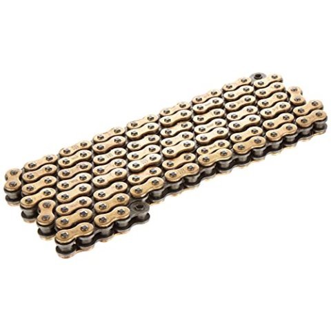 DID 520VX3 CHAIN (Gold & Black) - Length: 120 links with clip joint (FJ)