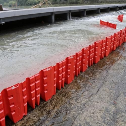 Noodbarrière tegen overstromingen - L-vormig