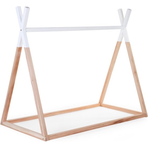 Childhome - Tipi Bed - 70x140 Cm - Hout - Naturel Wit