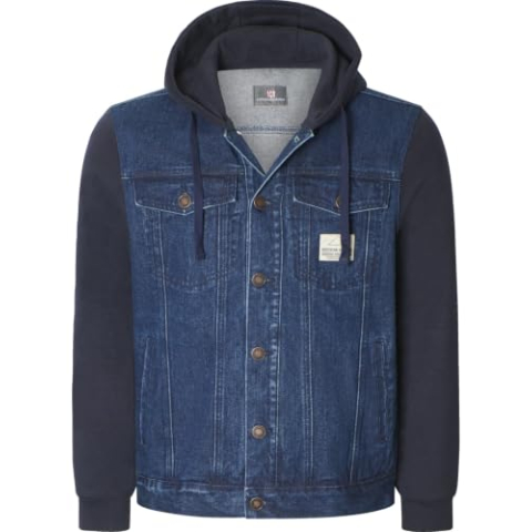 Jan Vanderstorm Jeansjack voor heren Ingmark, donkerblauw, 74