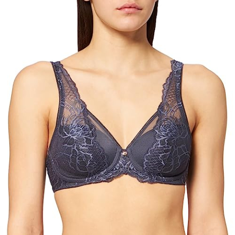 Triumph Dames Wild Peony Florale WP, Pebble Grey, 75D