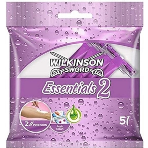 Wilkinson Sword - Essentials 2 ( 5ks ) - Jednorázová dámská holítka -