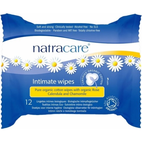 Natracare Organic Hygiëne Reinigingsdoekjes