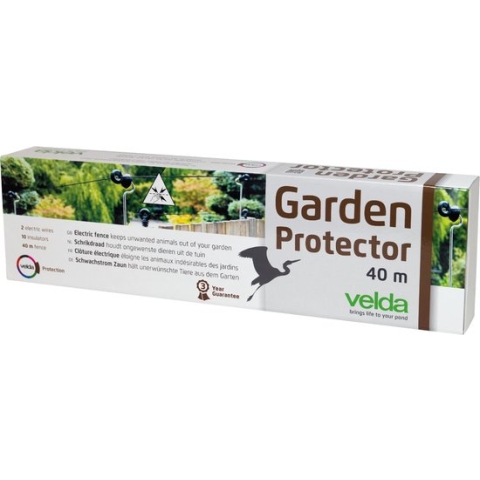 Garden Protector - Velda - Schrikdraad 40 meter wering honden, katten, reigers