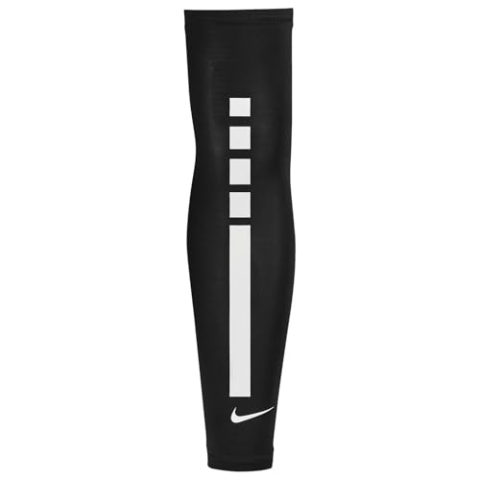 Nike Unisex Pro Elite 2.0 (Single) Armwarmers Black/White/White S/M