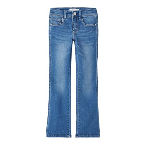 NAME IT girl jeans bootcut, donkerblauw (dark blue denim), 140