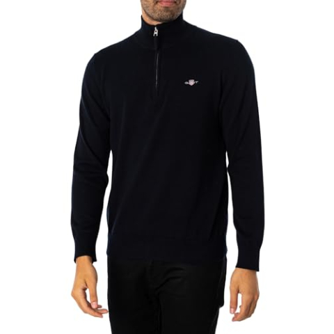 GANT Classic Cotton Halfzip, evening blue, 3XL