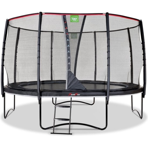 EXIT PeakPro trampoline rond ø427cm - zwart