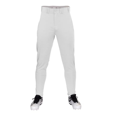 Alleson Baseball Broek Crush Honkbal Heren Tapered, wit, XXL-3XL