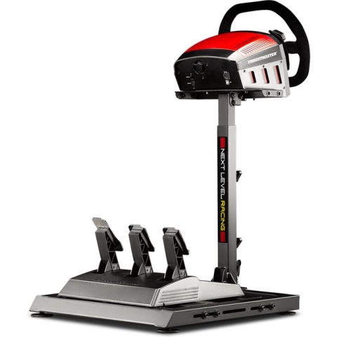 Next Level Racing Wheel Stand - Zwart/Rood