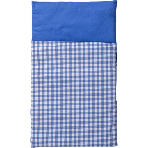 Van Dijk Toys Dekje blauw geruit