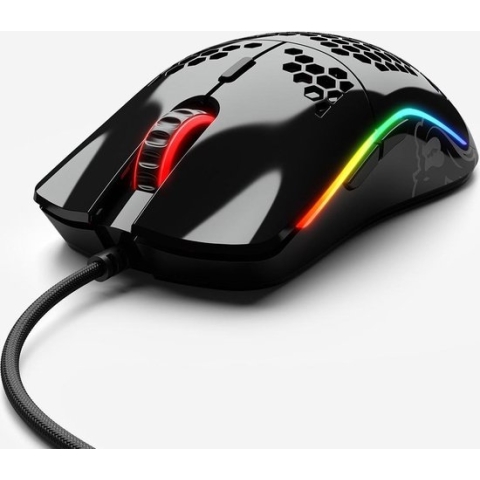 Glorious PC Gaming Race Model O- (small) - Muis - USB Type-A - Optisch - 3200 DPI - Rechtshandig - Zwart