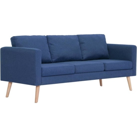 vidaXL-Driezitsbank-stof-blauw