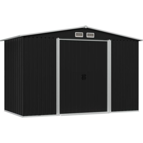 vidaXL-Tuinberging-257x205x178-cm-staal-antraciet