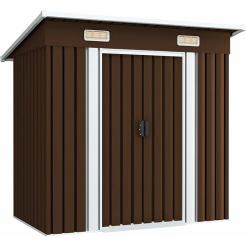 vidaXL-Tuinberging-194x121x181-cm-staal-bruin