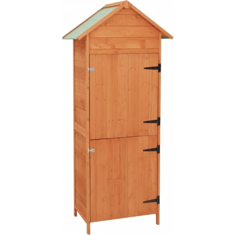 vidaXL-Tuinkast-42,5x64x190-cm-bruin