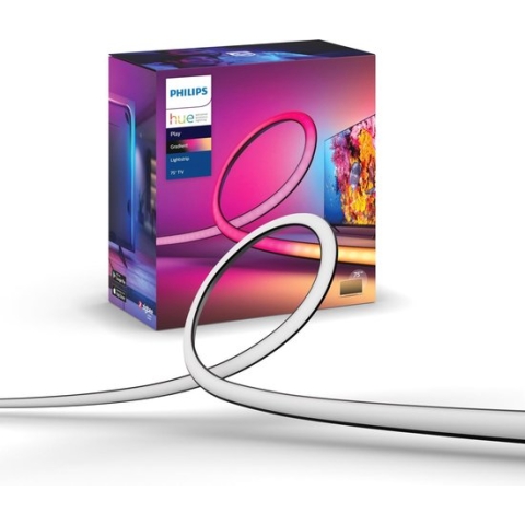 Philips Hue Play Gradient Lightstrip 75 inch - Televisie - Zwart - 20W - incl. Voeding en steunen