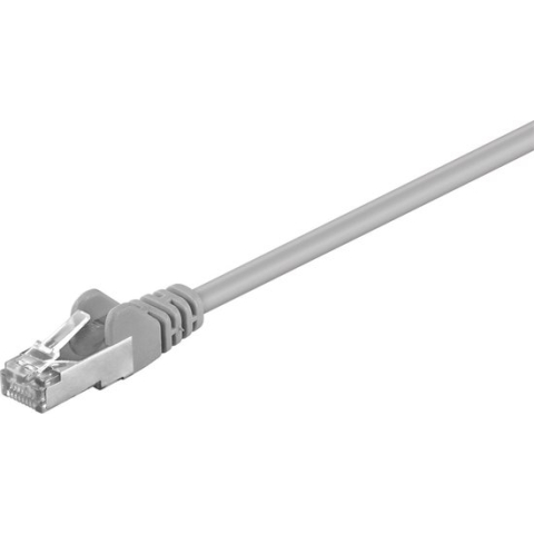 CAT5e FTP patchkabel / internetkabel 10 meter grijs - netwerkkabel