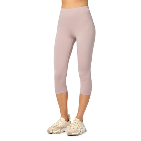 Merry Style Dames 3/4 Legging MS10-144 (Caffè Latte, 3XL)