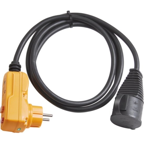 Adapterkabel FI IP44 2m zwart H07RN-F 3G1,5