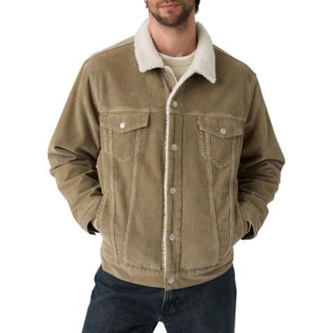 Levi's Relaxed Fit Sherpa Trkr Timber Wolf