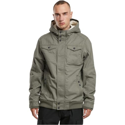 Brandit Meadow Jacket Men, kleur: olijf, maat: 5XL, olijfgroen, 5XL