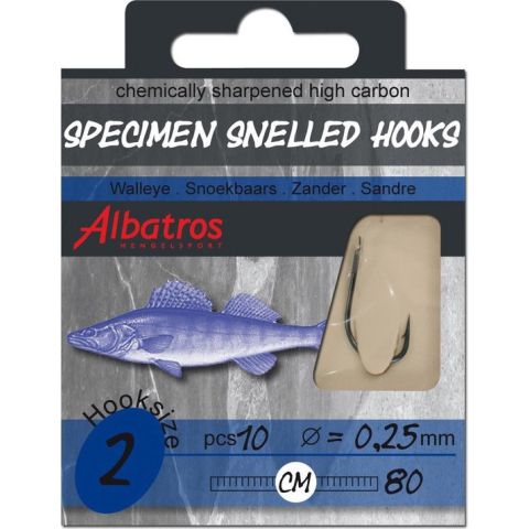 Albatros Snoekbaars Hakenboekje - 80 cm - Haakmaat 2