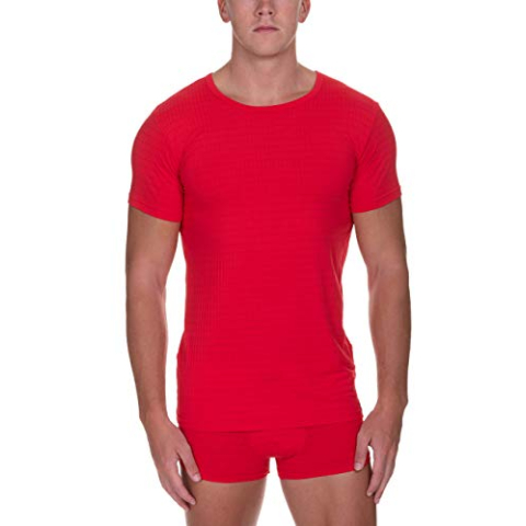 bruno banani Herenonderhemd, rood (rood ruitje 1070)., XXL