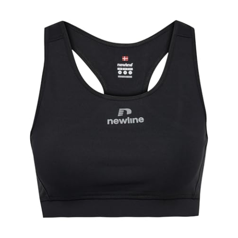 NewLine Nwllean sportbeha, zwart, S dames, Zwart, S