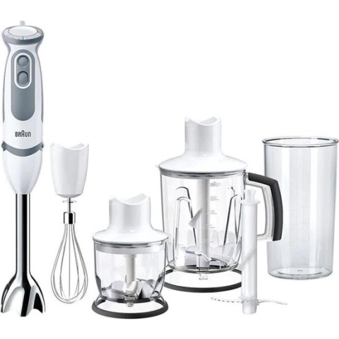 Braun MultiQuick 5 - MQ 5245 WH Vario - Staafmixer Wit/Grijs