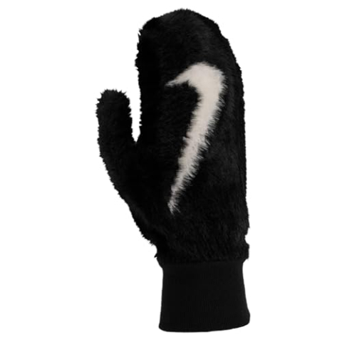 Nike Plush Knit LM Handschoenen voor dames Black/White XS/S