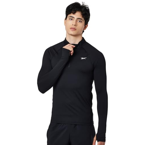 Reebok Herenshirt, zwart, XL