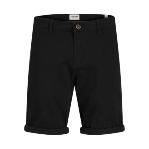 Jpstbowie Jjshorts Solid Sn Pls - Plus Size, zwart, 46