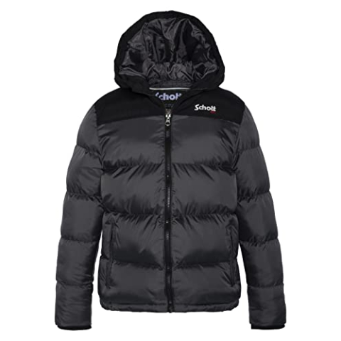 Schott NYC Uniseks kinderjas, Antraciet, 14 ans