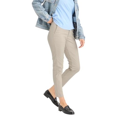Dockers Damesbroek, weekend, skinny chino, Sahara Kaki, 30W